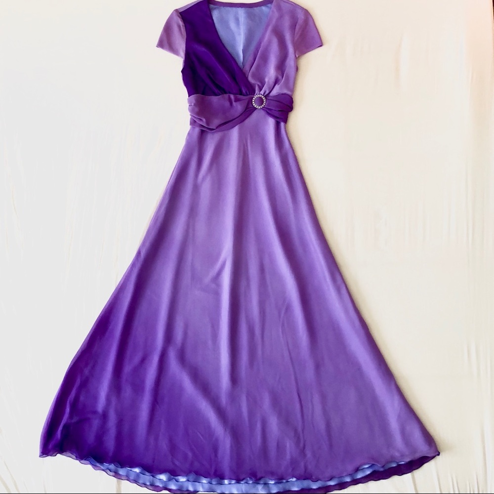 Child’s Purple Ombré Maxi Dress